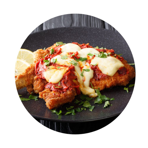 Escalopette de veau tomate et parmesan